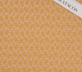 Organza jacquard rafia naranja